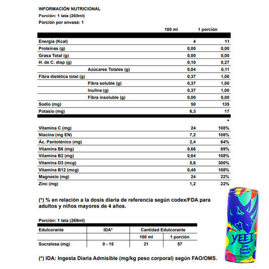 bebida con vitaminas y prebióticos para niños