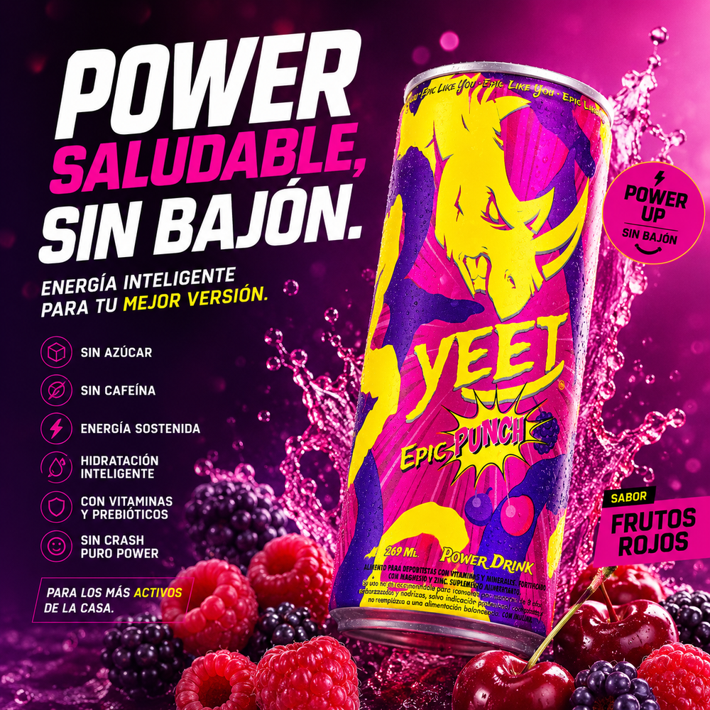 Yeet Power Drink Sabor 2